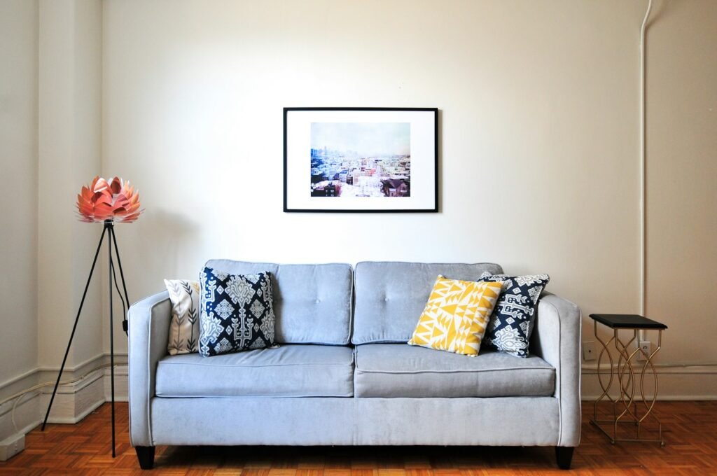 Floor lamp vs table lamp in a living room