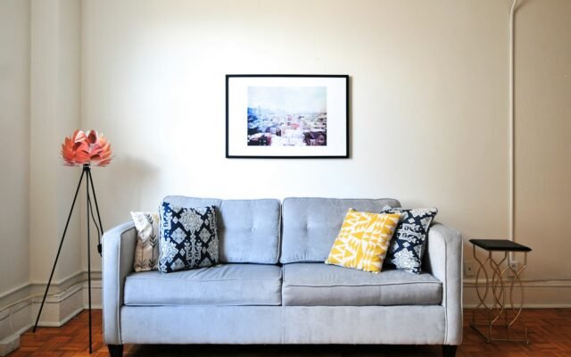 Floor lamp vs table lamp in a living room